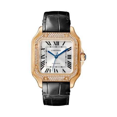 montre santos cartier occasion|cartier santos watch with diamonds.